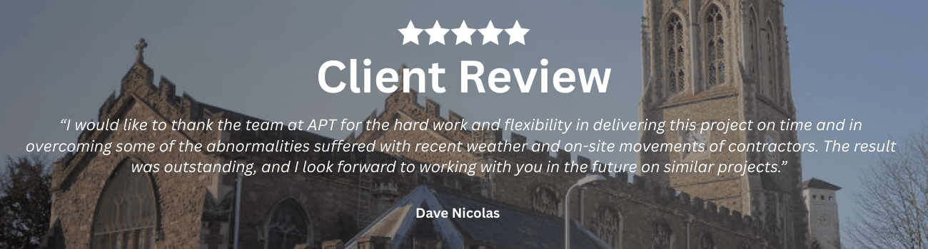 Client Review from Dave Nicolas for Burleigh Church