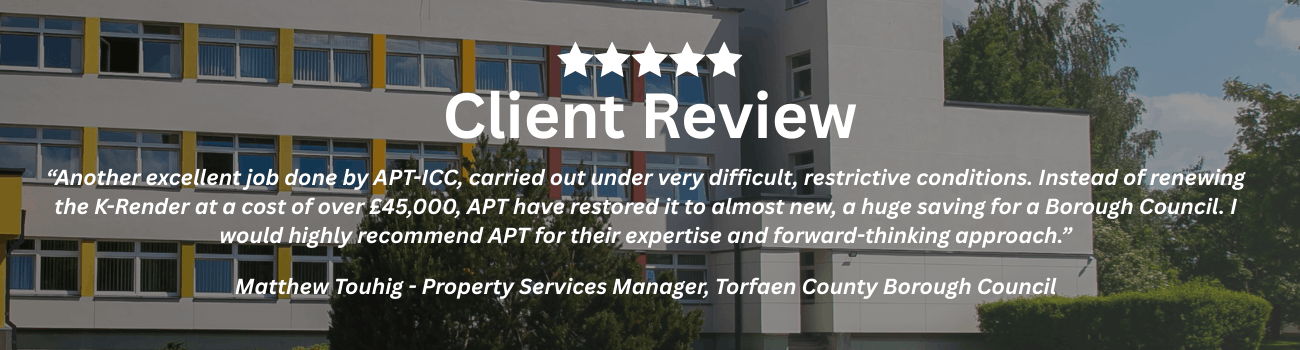 Client Review from Matthew Touhig, Property Services Manager at Torfaen County Borough Council for Garnteg Primary School