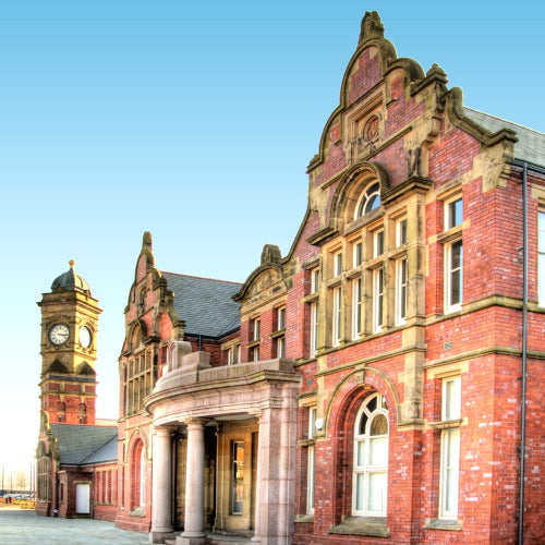 Soda Blasting Masonry Cleaning & Timber Stripping of The General Offices in Ebbw Vale, Blaenau Gwent - Heritage Listed Building