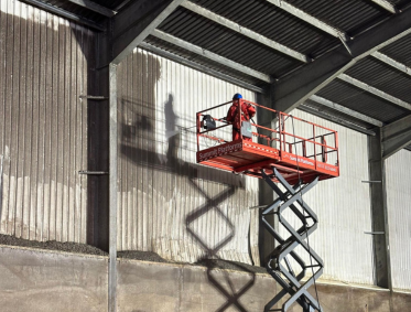 Jet Washing & Soft Washing Cleaning at AB Port in Newport (JG Francis)