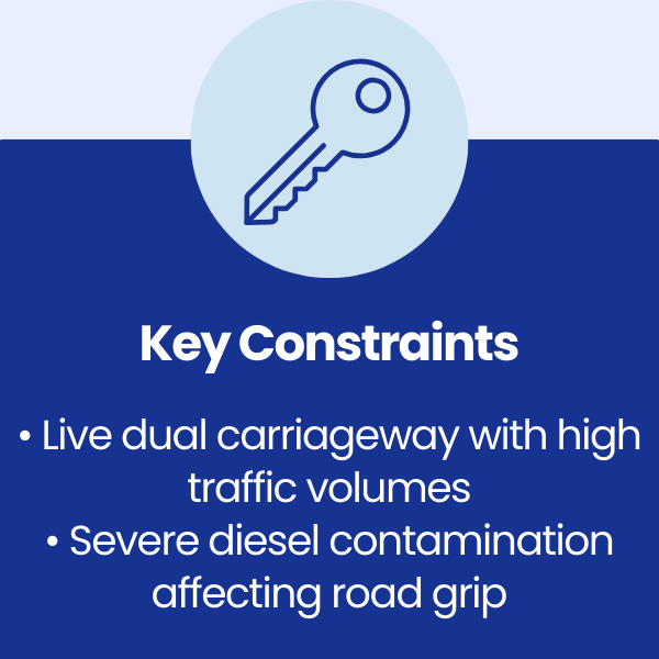 Key Constraints at Sirhowy Bridge for Caerphilly County Borough Council