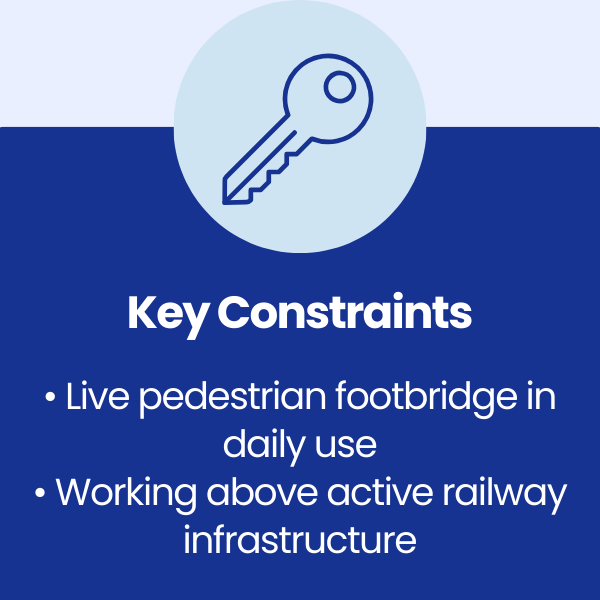 Key Constraints at White Rose Bridge in Caerphilly