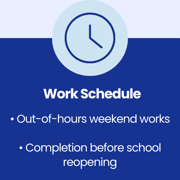 Work Schedule at St. George School in Pontypool