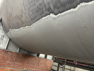 Silo Soda Blasting & Painting at Western Fuels