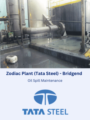 Oil Spill Maintenance at Tata Steel's Zodiac Plant in Bridgend