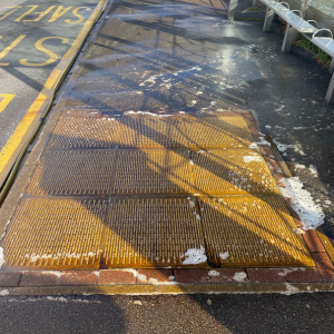 Chewing Gum Removal & Bus Shelter Clean in Tredegar, Blaenau Gwent, Wales
