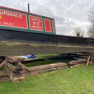 Eco Soda Blasting Boat Cleaning & Bird Foul Removal at Moira Furnace Museum