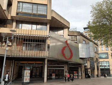 Facade Cleaning at St David's Hall in Cardiff