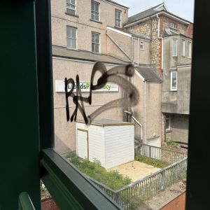 Graffiti Removal & Cleaning at RIverside Car Park