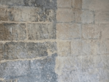 Stone Facade Restoration using Soda Blasting