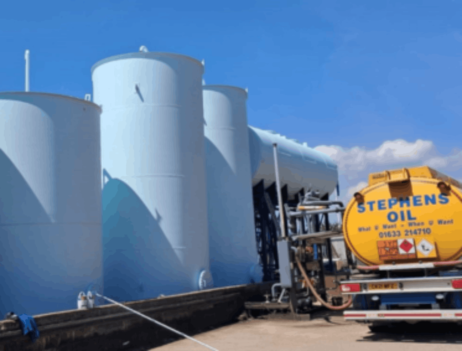 Tank Silo Cleaningand Painting at Stephens Oil
