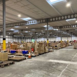 Professional Warehouse Floor Cleaners at Bunzl UK Ltd site in Port Talbot, South Wales
