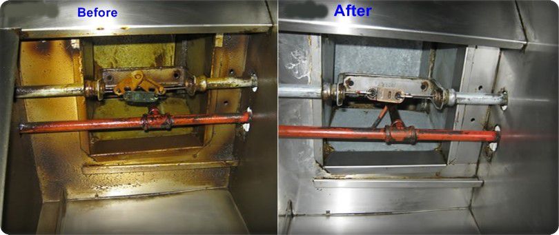 Kitchen Duct Cleaning - Before & After