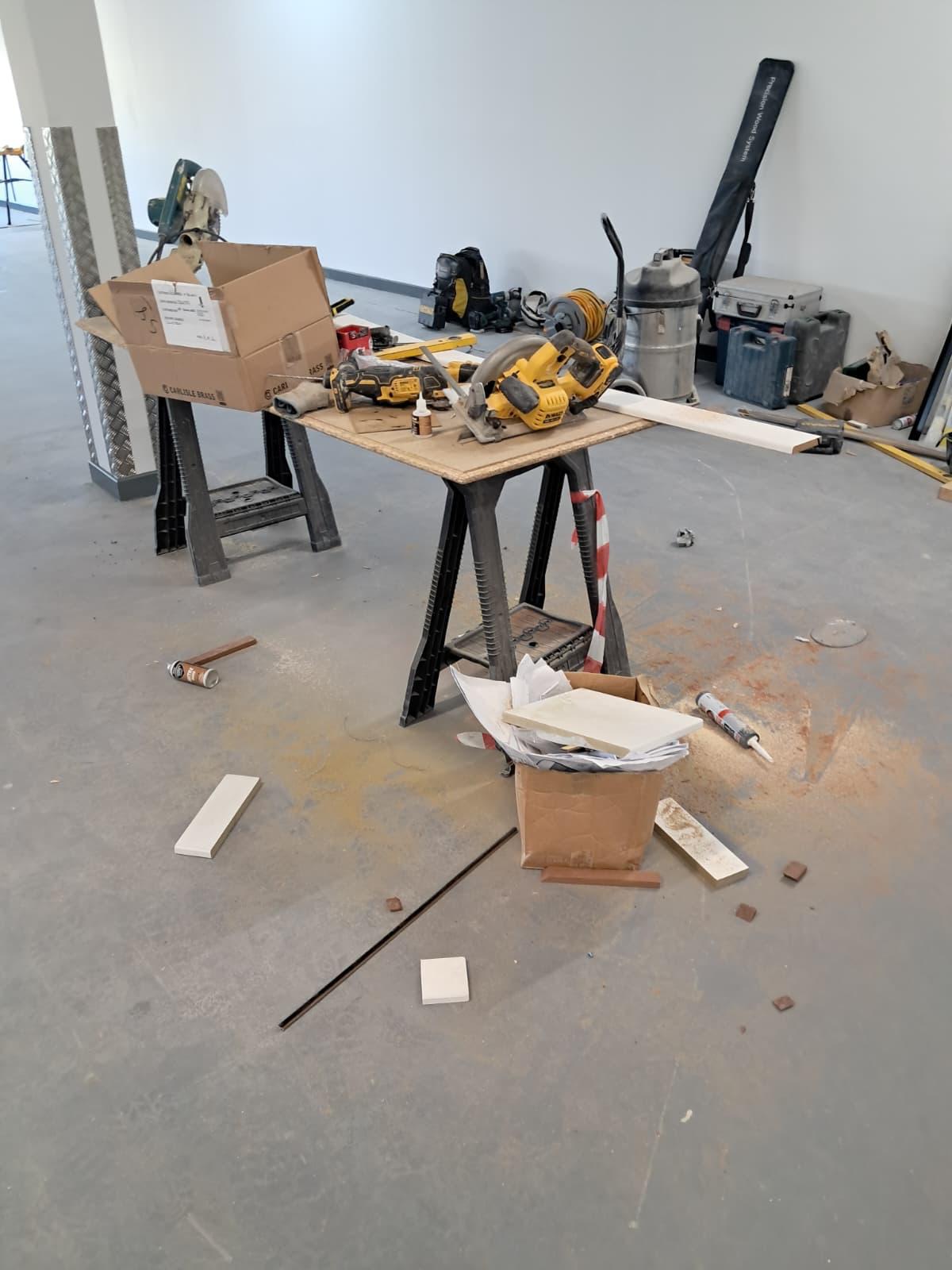 After Builders Clean Equipment