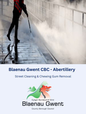 Street Cleaning & Chewing Gum Removal in Abertillery, Blaenau Gwent