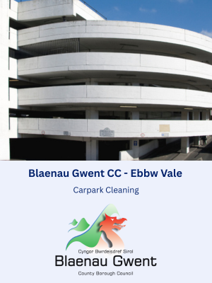 Ebbw Vale Car Park - Carpark Cleaning - Blaenau Gwent County Borough Council