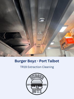 TR19 Extraction Cleaning for Burger Boyz based in Port Talbot, South Wales