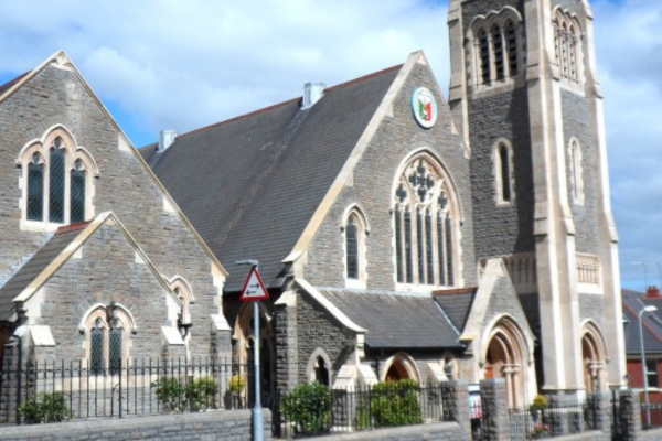 External Building Cleaning & Restoration at Burleigh Church in Newport