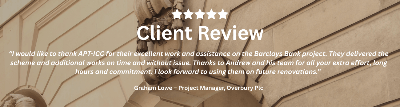 Client Review from Graham Lowe of Overbury for Barclays Bank