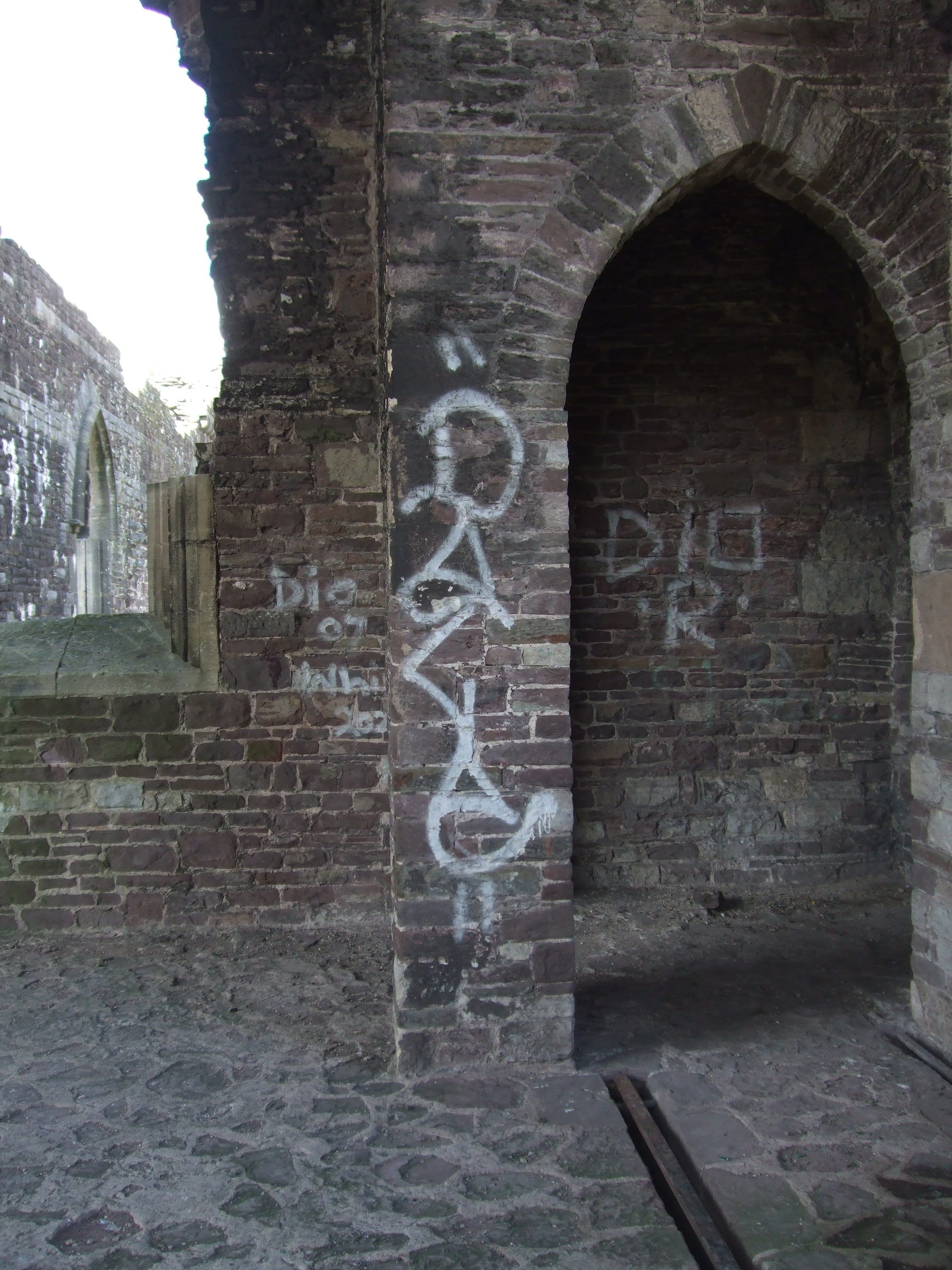 Sandstone Cleaning & Soda Blasting at Newport Castle, Wales