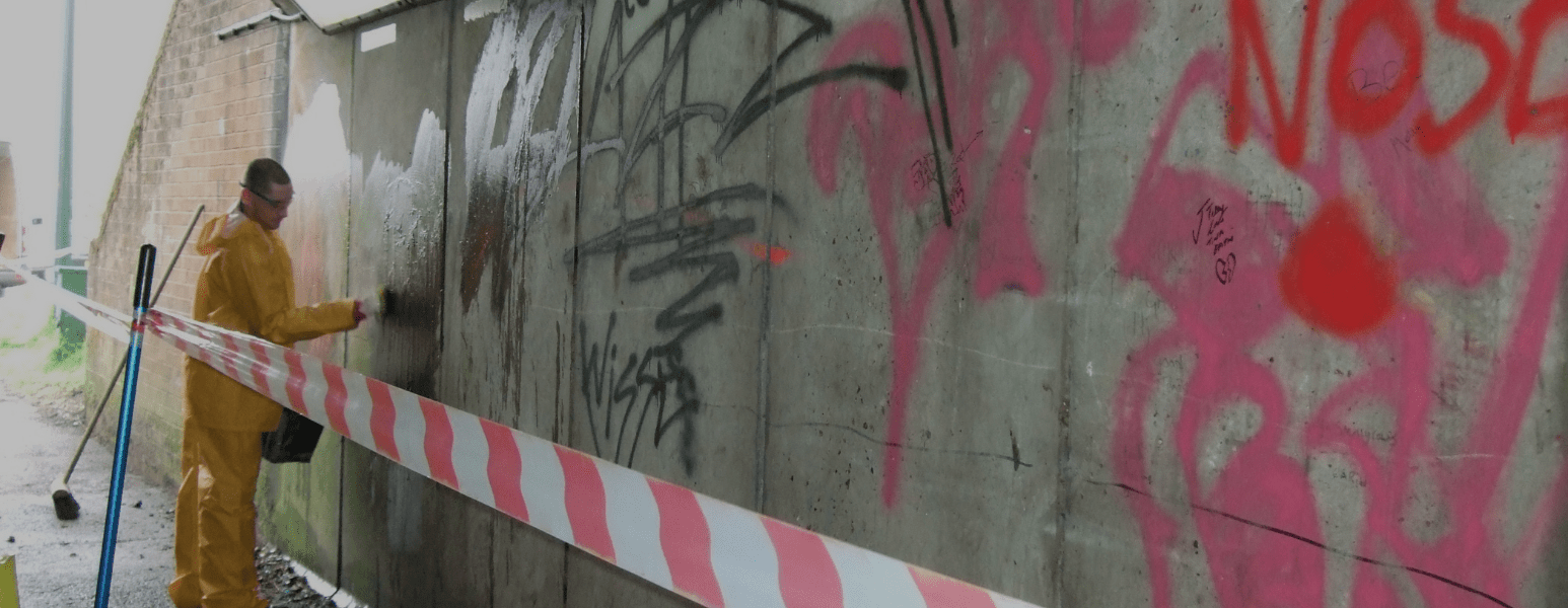 Graffiti Paint Removal Service from APT ICC
