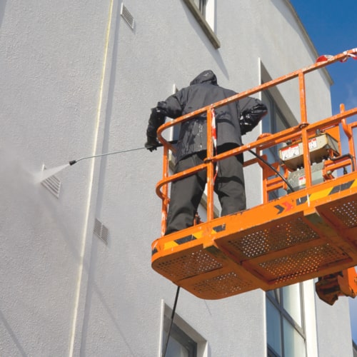 High Level Commercial Building Steam Cleaning Services from APT ICC
