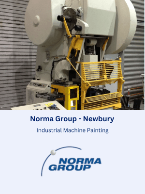 Industrial Machine Painting at Norma Group