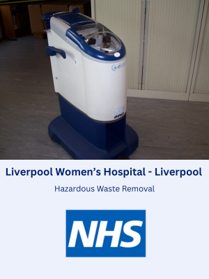 Hazardous Waste Removal for Liverpool Womens Hospital