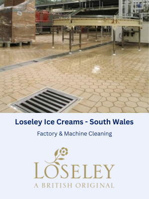 Factory & Machine Cleaning at Loseley Ice Creams