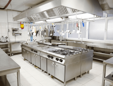 Kitchen at Stoke Mandeville Hospital