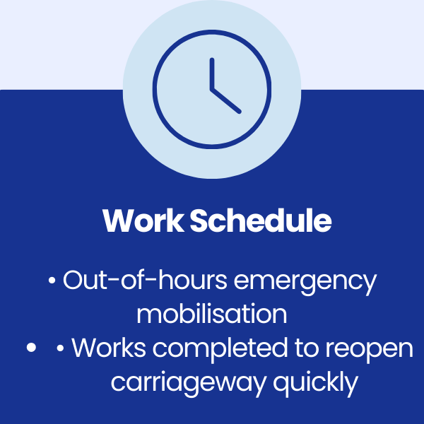 Work Schedule at Sirhowy Bridge