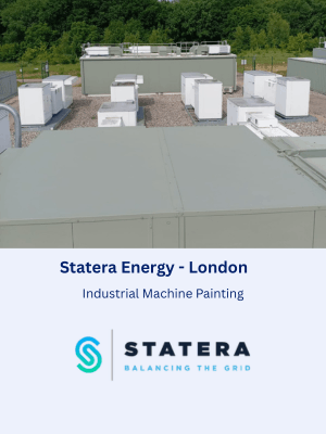 Industrial Machine Painting at Statera Energy in London