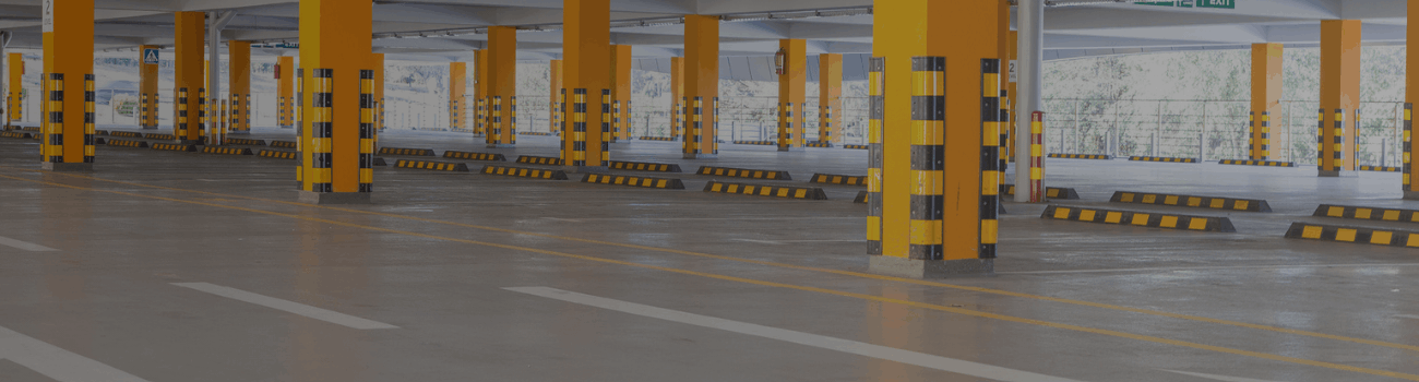 Car Park Cleaning at the Multi Storey Car Park in Ebbw Vale, Blaenau Gwent for APT ICC