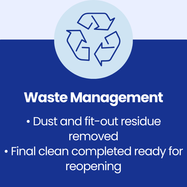 Waste Management at Fit Out UK and Argos