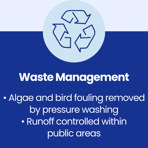 Waste Management at St. David's Hall in Cardiff, Wales