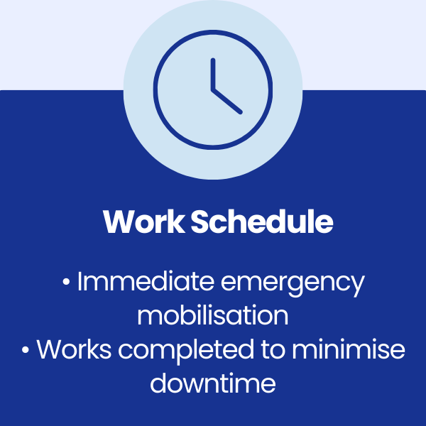Work Schedule at Abingdon Flooring