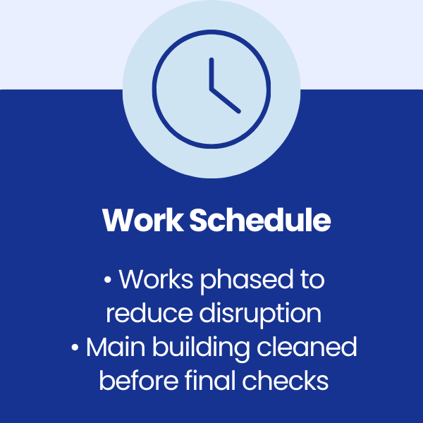 Work Schedule at Pond House