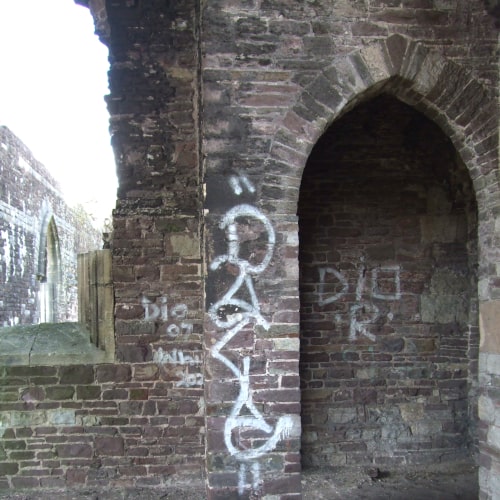 Sandstone Cleaning & Soda Blasting at Newport Castle, Wales