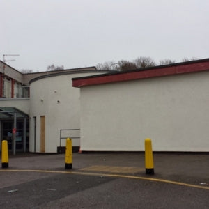 Cleaning Rendered Walls, Softwashing & Algae Removal at Penygarn Primary School in Pontypool, Wales