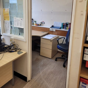 Commercial Floor Cleaner at University Hospital of Wales in Cardiff, Wales