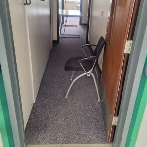 Commercial Floor Cleaner at University Hospital of Wales in Cardiff, Wales