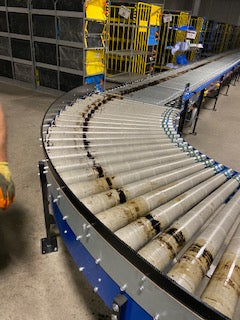 Conveyor Line at Amazon, Swansea
