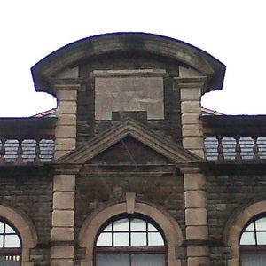 Soda Blasting Media Cleaning at Tai Bach Library for Neath & Port Talbot Council