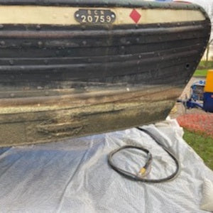 Eco Soda Blasting Boat Cleaning & Bird Foul Removal at Moira Furnace Museum