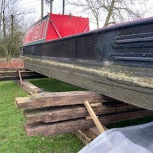 Eco Soda Blasting Boat Cleaning & Bird Foul Removal at Moira Furnace Museum