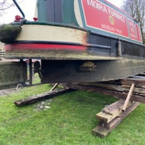 Eco Soda Blasting Boat Cleaning & Bird Foul Removal at Moira Furnace Museum