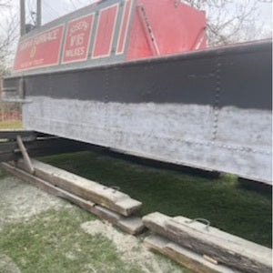 Eco Soda Blasting Boat Cleaning & Bird Foul Removal at Moira Furnace Museum
