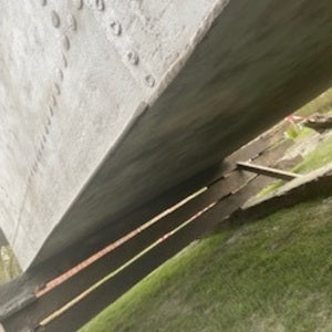 Eco Soda Blasting Boat Cleaning & Bird Foul Removal at Moira Furnace Museum