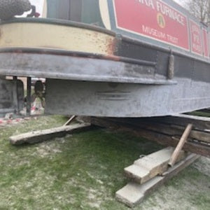 Eco Soda Blasting Boat Cleaning & Bird Foul Removal at Moira Furnace Museum