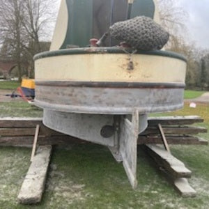 Eco Soda Blasting Boat Cleaning & Bird Foul Removal at Moira Furnace Museum